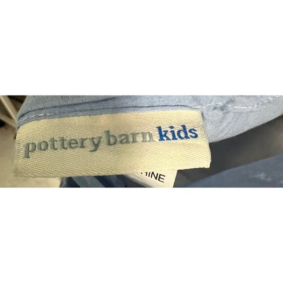 Pottery Barn‎ Kids Madras Plaid Patchwork Quilt Euro Sham - Picture 6 of 7